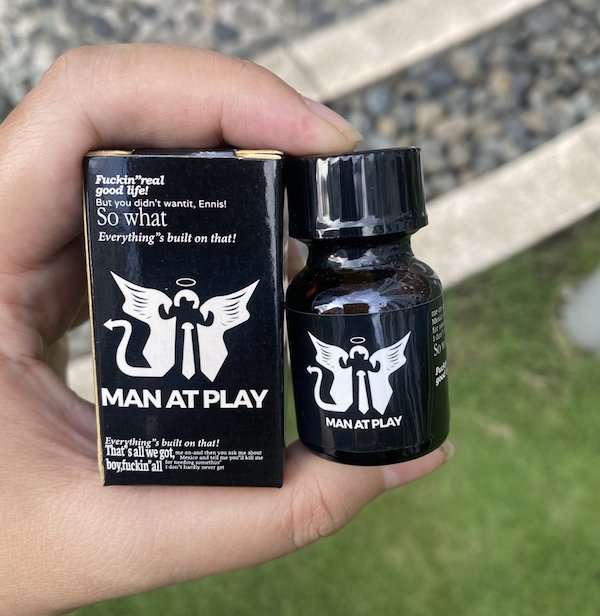 Địa chỉ bán Popper Man At Play đen 10ml chính hãnh dành cho Top Bot loại mạnh giá rẻ