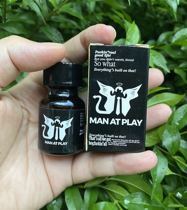 Thông tin Popper Man At Play đen 10ml chính hãnh dành cho Top Bot loại mạnh cao cấp