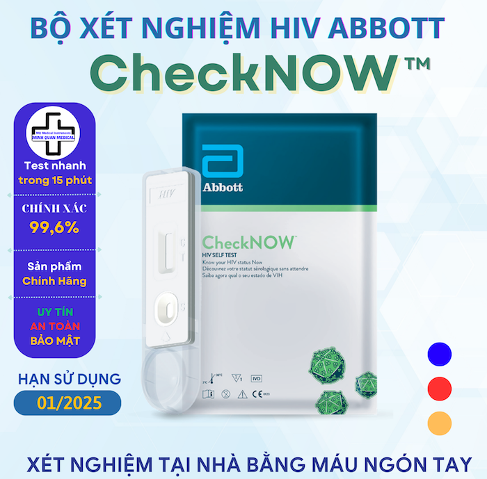 Cửa hàng bán Bộ que kit test CheckNow Abbott Hoa Kỳ xét nghiệm HIV chính xác tại nhà có tốt không?