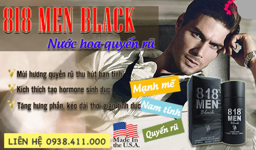 Review Nước hoa 818 Men USA kích thích ham muốn tình dục cho nữ giới loại mạnh nhất giá tốt