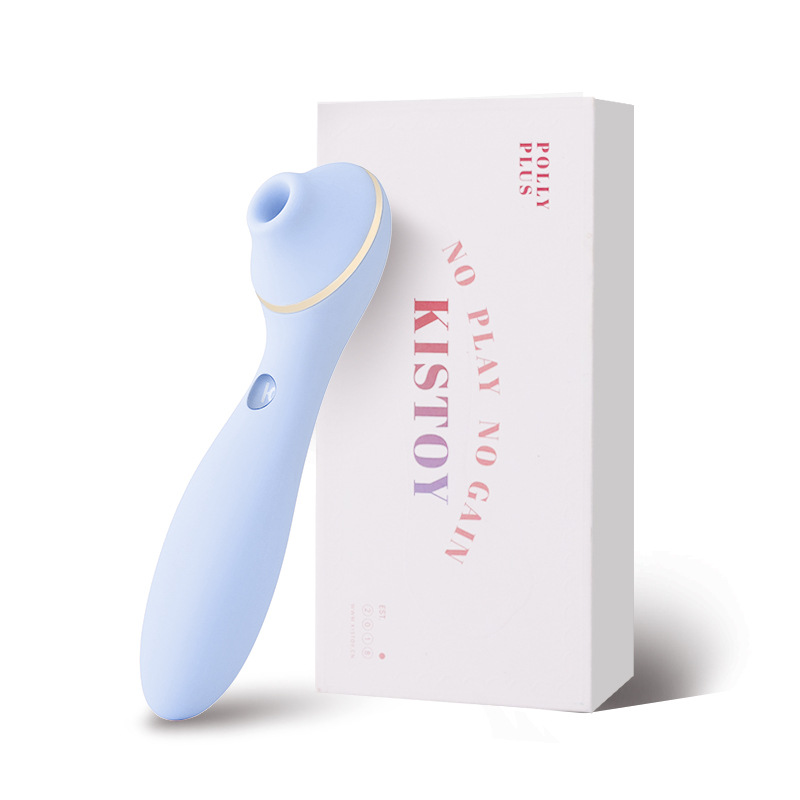 Giá sỉ KISTOY POLLY PLUS máy massage vùng kín 2 đầu rung hút mạnh Kisstoy pollyplus chính hãng