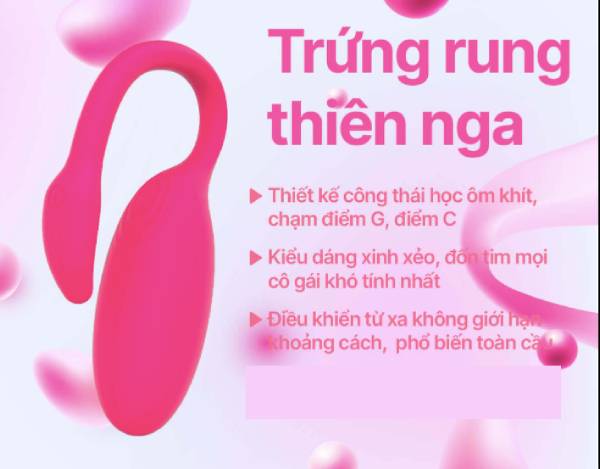 Đại lý Trứng rung thiên nga Flamingo Magic Motion điều khiển từ xa bằng điện thoại cao cấp