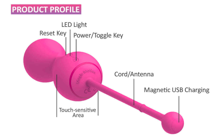 Máy tập kegel Magic Motion Kegel Master Gen2 massage âm đạo điểm G Máy tập kegel Magic Motion Kegel Master Gen2 massage âm đạo điểm G
