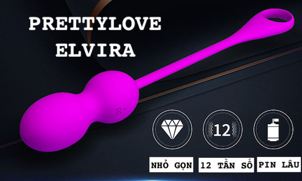 Bỏ sỉ Trứng rung cao cấp PrettyLove Elvira điều khiển qua app điện thoại bluetooth giá tốt