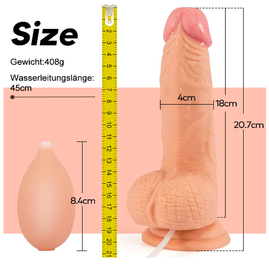 Đại lý Dương vật giả Lovetoy Soft Ejaculation 8 bắn nước xuất tinh silicon mềm mại mới nhất