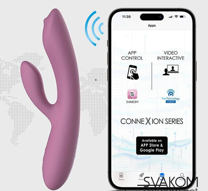 Shop bán Dương vật giả 2 nhánh rung có bi chạy Svakom TRYSTA NEO điều khiển qua app có tốt không?