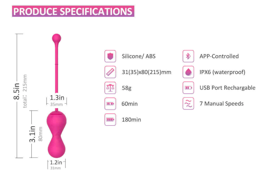 Máy tập kegel Magic Motion Kegel Master Gen2 massage âm đạo điểm G Máy tập kegel Magic Motion Kegel Master Gen2 massage âm đạo điểm G
