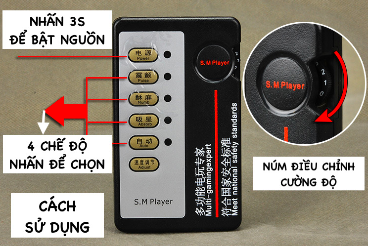 Dụng cụ xung điện kích thích vú sướng tê người Dụng cụ xung điện kích thích vú sướng tê người