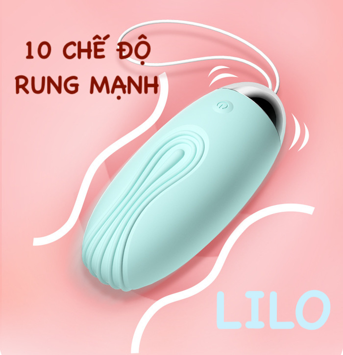 Phân phối Trứng rung tình yêu Lilo không dây sạc USB remote điều khiển từ xa hàng xách tay