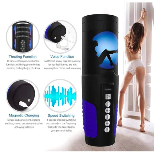 Âm đạo giả đa năng Mioyy rung thụt tự động máy thủ dâm cao cấp cho nam