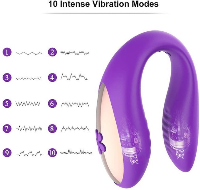 Trứng rung tình yêu 2 đầu Easy Toys máy massage âm đạo điểm G cho nữ có điều khiển từ xa