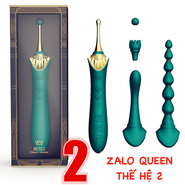 Thông tin Zalo Queen Bess 2 với 4 đầu phụ thay thế kích thích nhiều vị trí giá sỉ