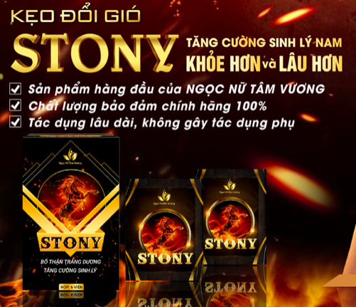 Thông tin Kẹo đổi gió Stony chính hãng cho nam nữ tăng cường sinh lý kéo dài thời gian nhập khẩu