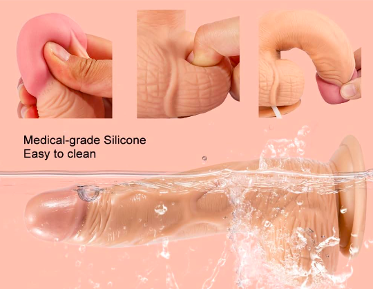 Đại lý Dương vật giả Lovetoy Soft Ejaculation 8 bắn nước xuất tinh silicon mềm mại mới nhất