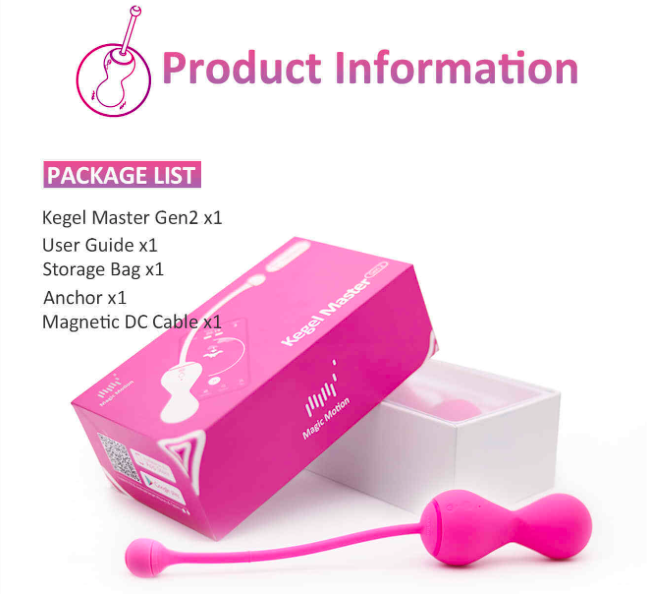 Máy tập kegel Magic Motion Kegel Master Gen2 massage âm đạo điểm G Máy tập kegel Magic Motion Kegel Master Gen2 massage âm đạo điểm G
