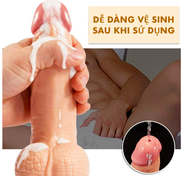 Đại lý Dương vật giả Lovetoy Soft Ejaculation 8 bắn nước xuất tinh silicon mềm mại mới nhất