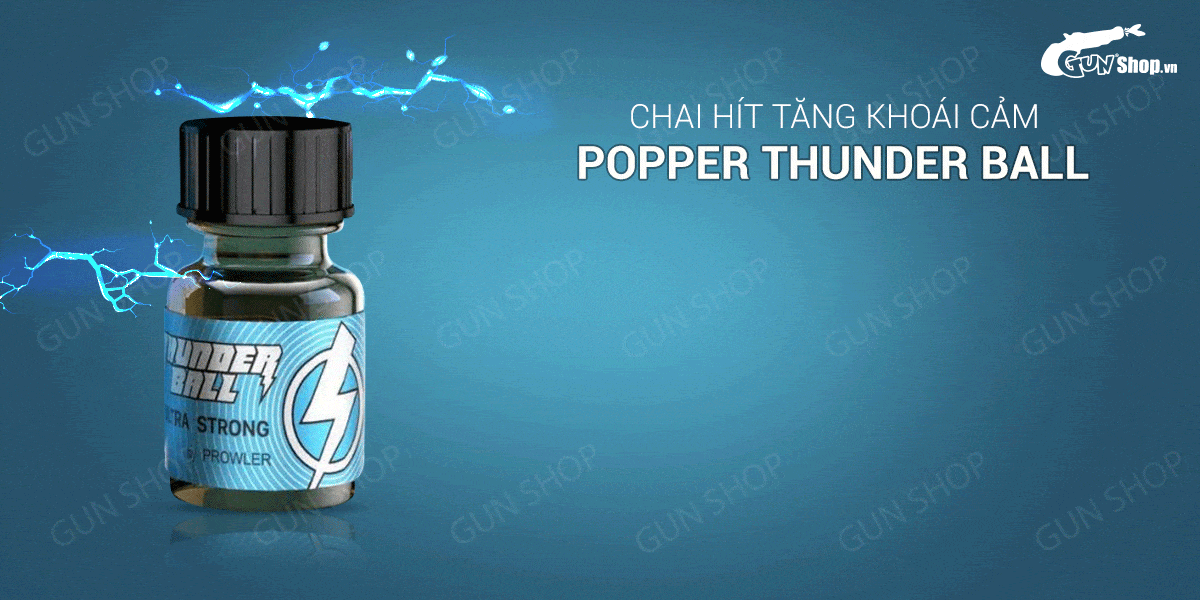 Phân phối Popper Thunder Ball 10ml chính hãng Mỹ USA PWD hàng mới về