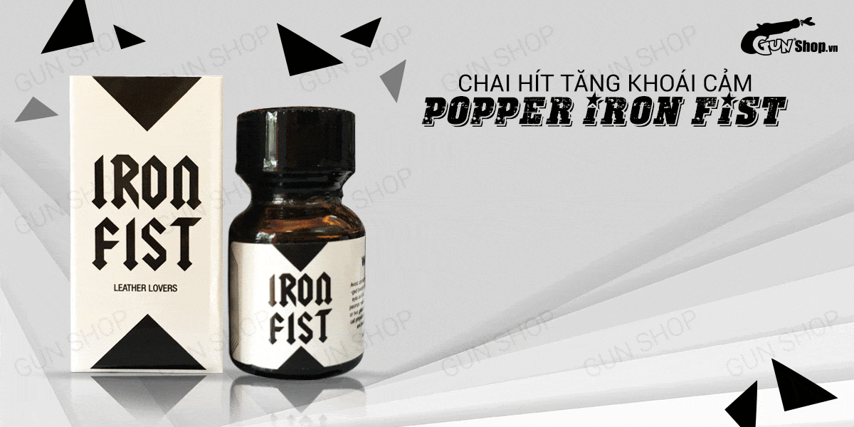  Nhập sỉ Chai hít tăng khoái cảm Popper Iron Fist - Chai 10ml cao cấp