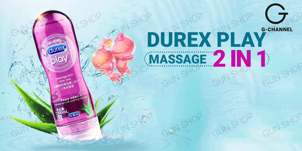 Cung cấp Gel bôi trơn massage - Durex Play 2 in 1 - Chai 200ml giá tốt