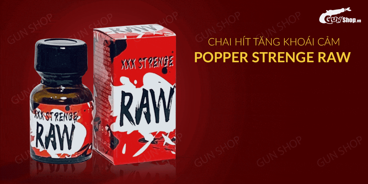 Nơi bán Popper Strenge Raw 10ml chính hãng Mỹ USA PWD giá sỉ