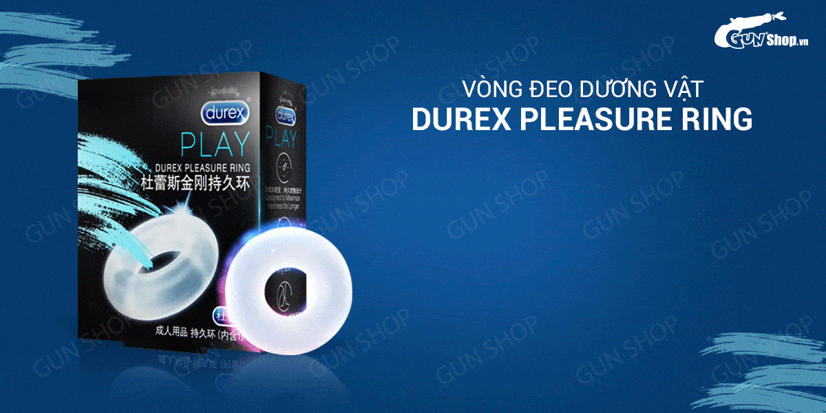  Mua Vòng đeo dương vật tăng khoái cảm kéo dài thời gian - Durex Pleasure Ring hàng mới về