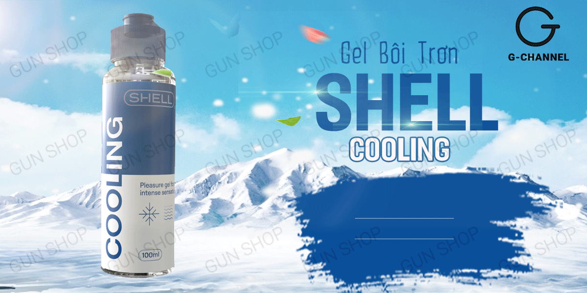  Cửa hàng bán Gel bôi trơn mát lạnh - Shell Cooling - Chai 100ml giá sỉ