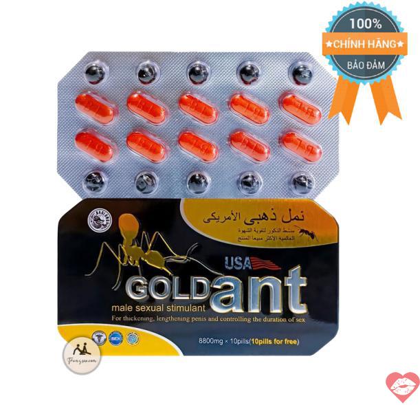 Gold Ant USA chính hãng cường dương kéo dài thời gian - Kiến Vàng Đen Tây Tạng
