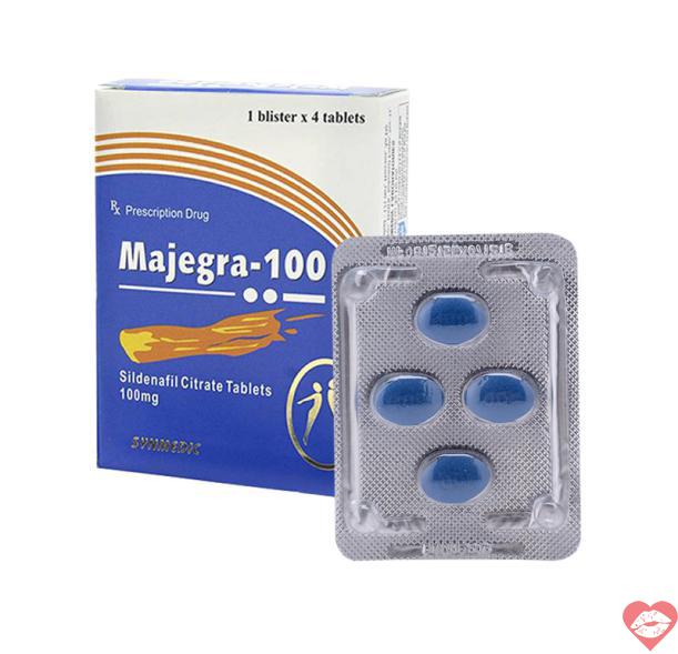 Viên uống hỗ trợ cương dương tăng cường sinh lý Majegra - Hộp 4 viên