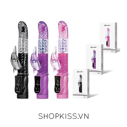 Dương vật giả Loveaider Boyfriend silicon mềm mại rung đa chế độ