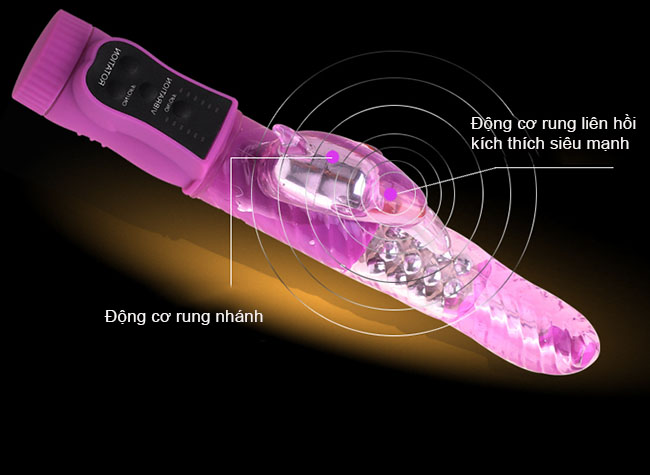 Dương vật giả Loveaider Boyfriend silicon mềm mại rung đa chế độ