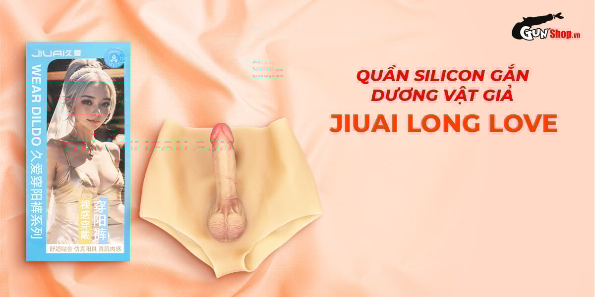 Quần silicon gắn dương vật giả - Jiuai Long Love Size L 01