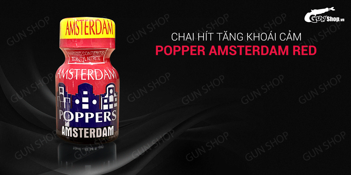  Cửa hàng bán Popper Amsterdam Red 10ml chính hãng Mỹ USA PWD hàng xách tay