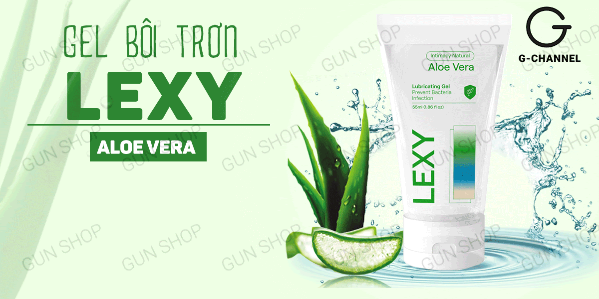  Shop bán Gel bôi trơn tinh chất lô hội - Lexy Aloe - Chai 55ml nhập khẩu