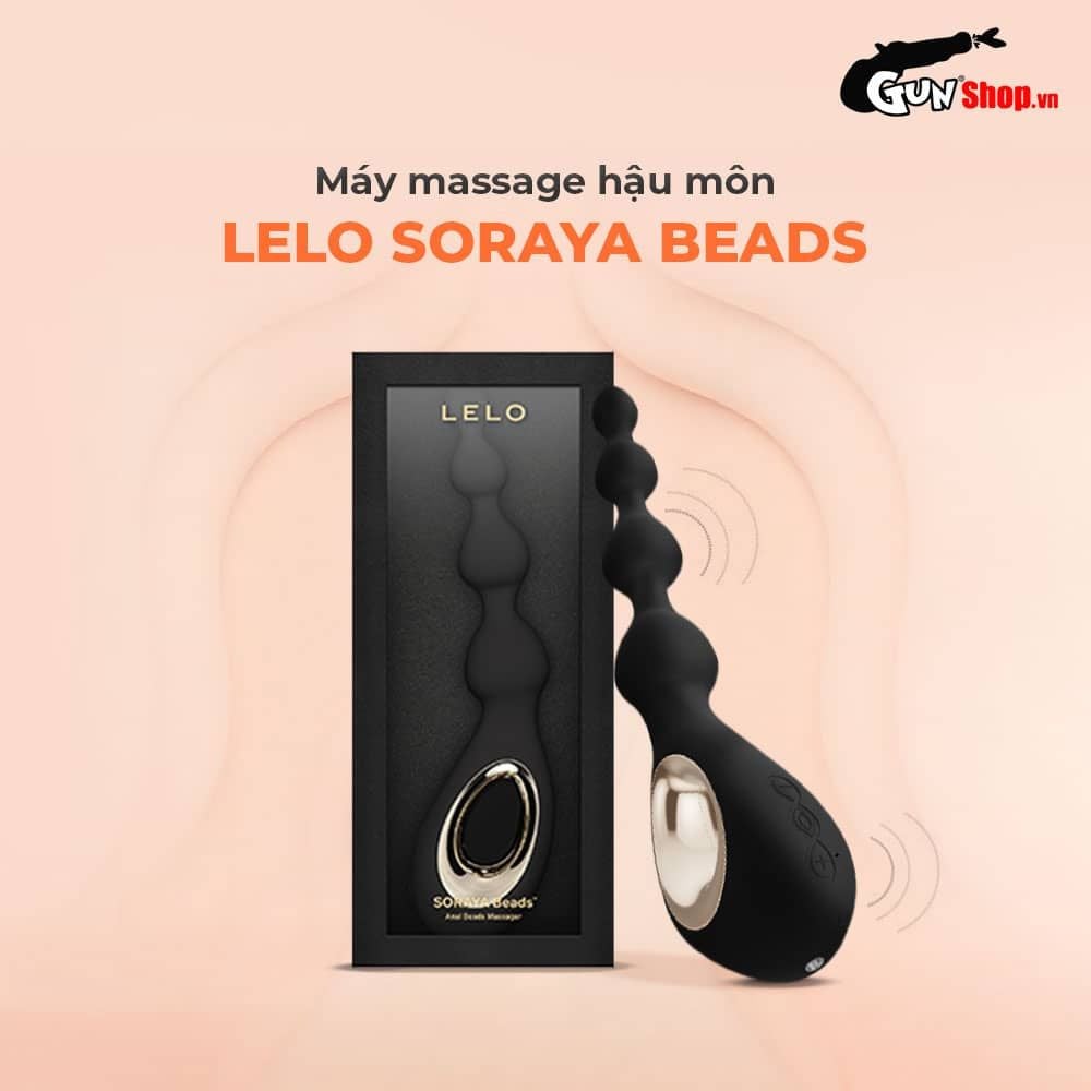 Máy massage hậu môn Lelo Soraya Beads rung công nghệ Bow-Motion
