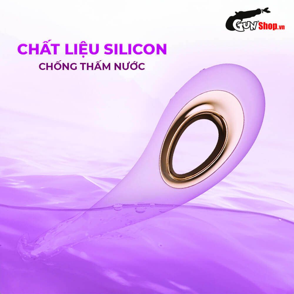 Máy massage âm đạo Lelo Dot đầu mềm cong rung elip kích thích chính xác