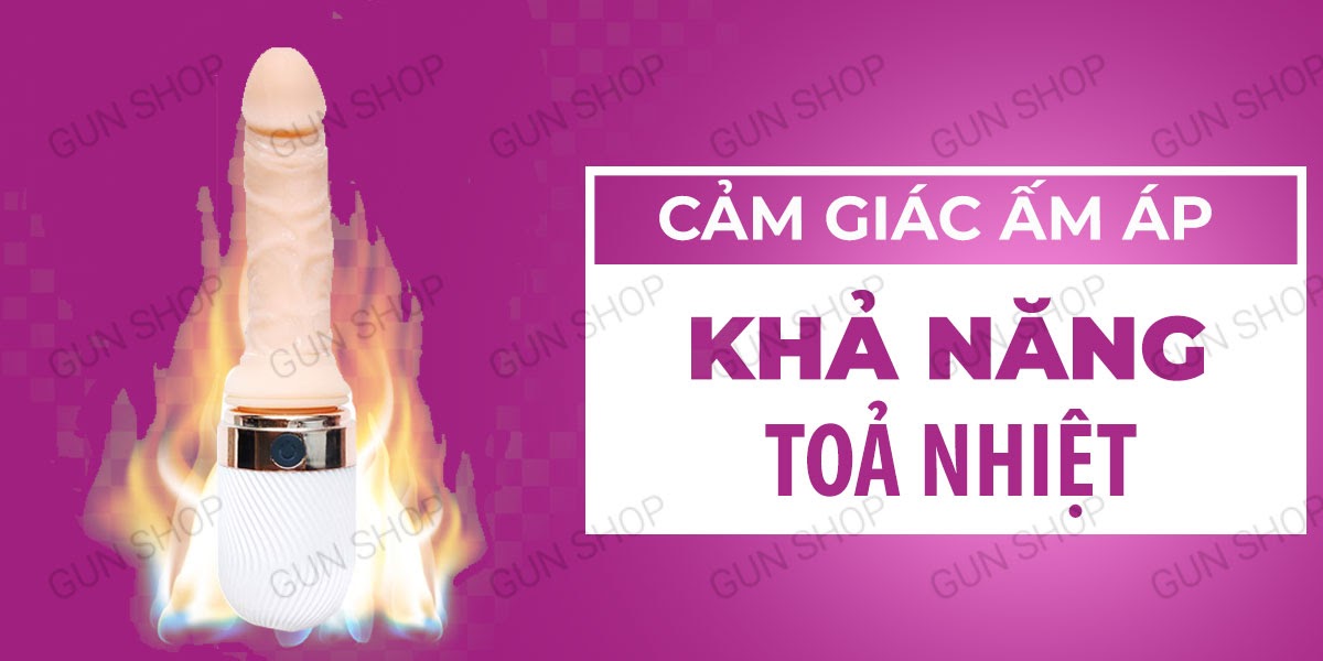Nhập sỉ Dương vật giả rung thụt nhiều chế độ phát nhiệt sạc điện - Artillery God hàng xách tay