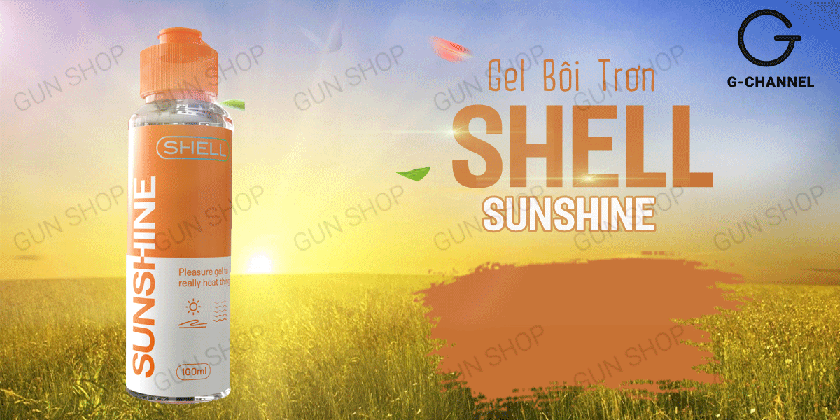  Đánh giá Gel bôi trơn nóng ấm - Shell Sunshine - Chai 100ml loại tốt