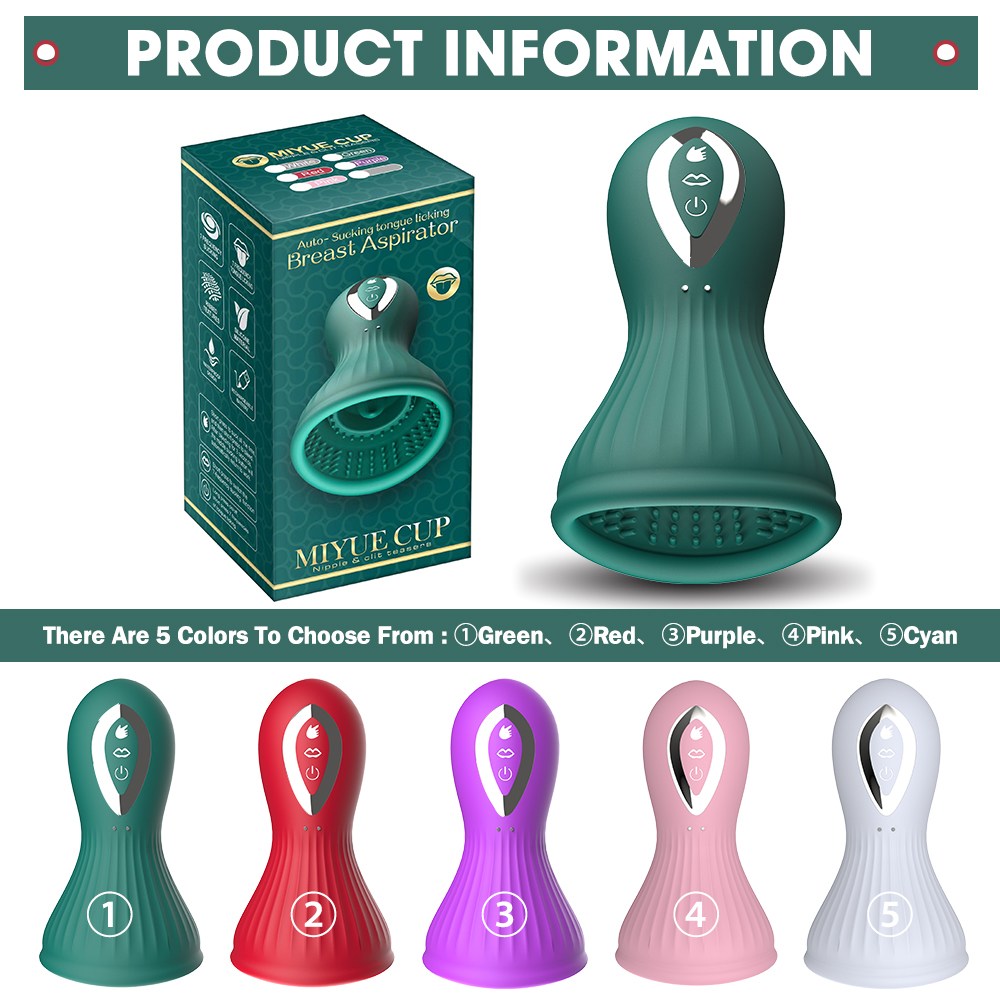 Đánh giá Máy bú hút đa chức năng Miyue Cup gai nổi lưỡi liếm massage âm đạo ngực cao cấp