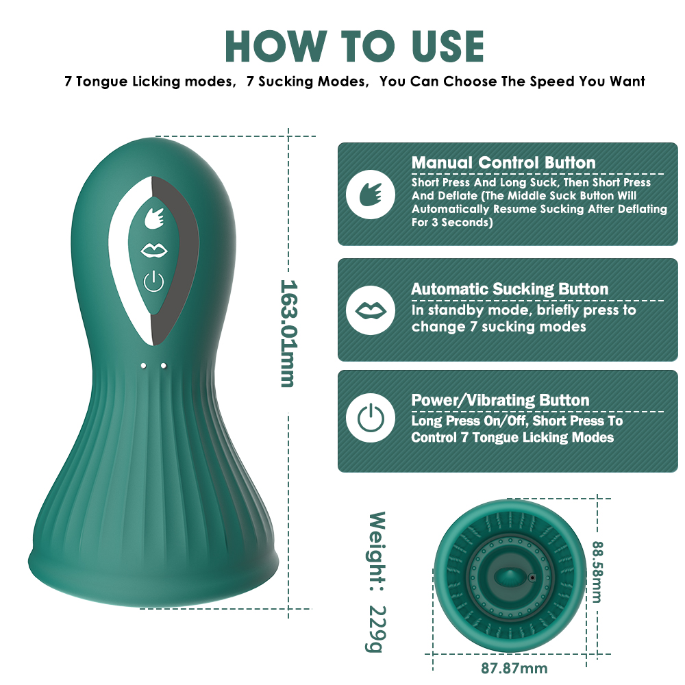 Máy bú hút Miyue Cup gai nổi liếm massage âm đạo ngực