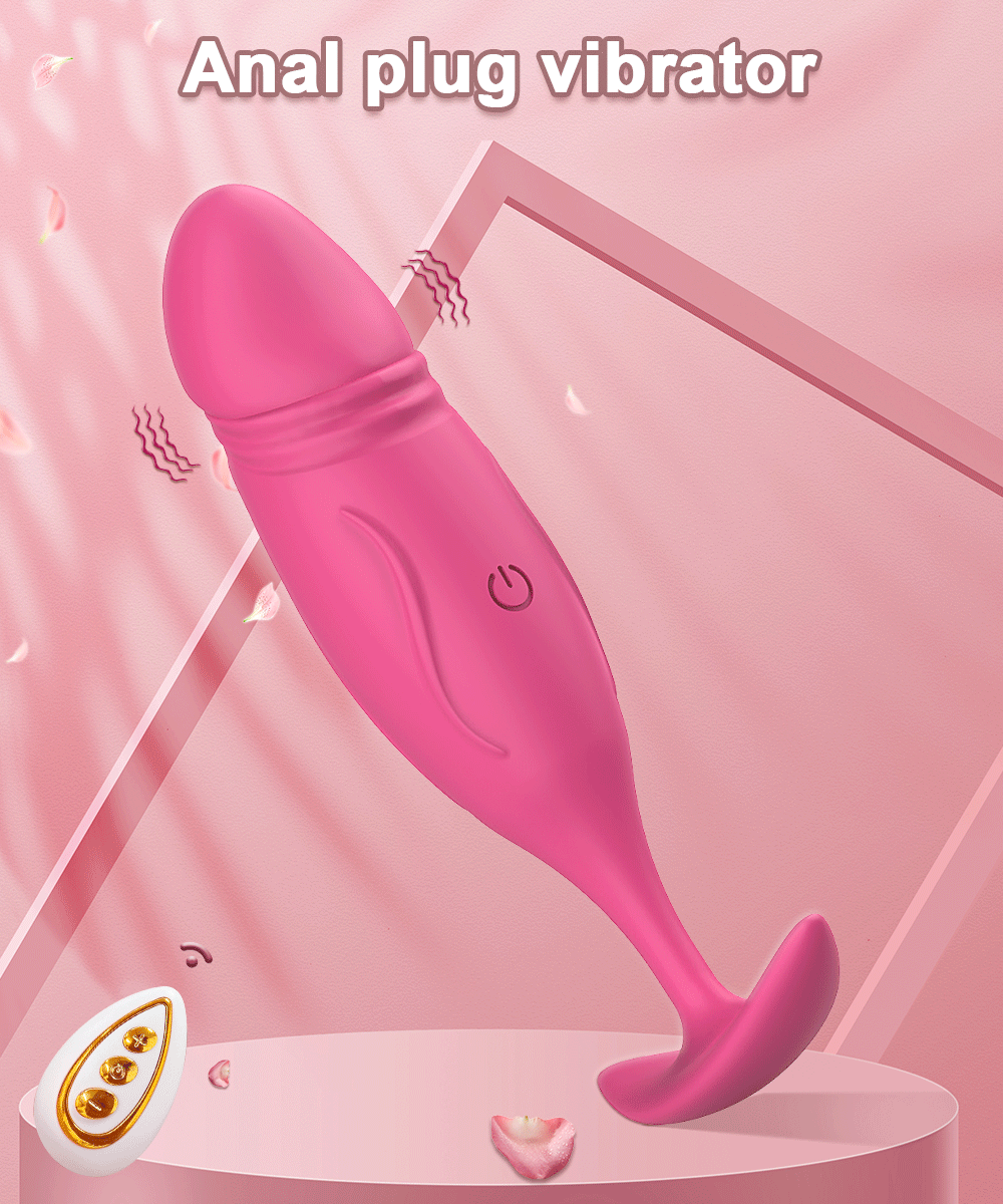 Kho sỉ Trứng rung tình yêu hình dương vật giả massage âm đạo hậu môn có remote nhập khẩu