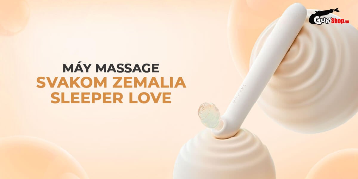 Giá sỉ Máy massage điểm G Svakom Zemalia Sleeper Love 2 đầu rung thụt bú hút hàng xách tay