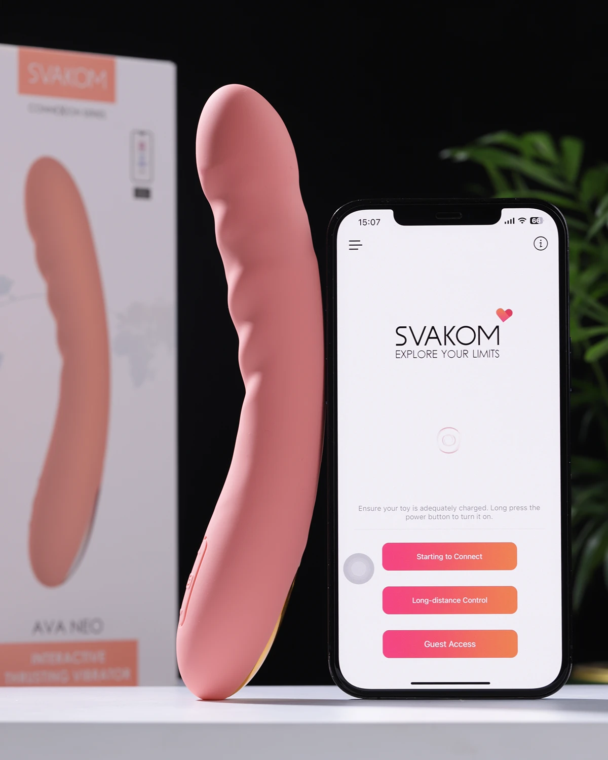 Máy kích thích âm đạo của Svakom vệ sinh cực dễ