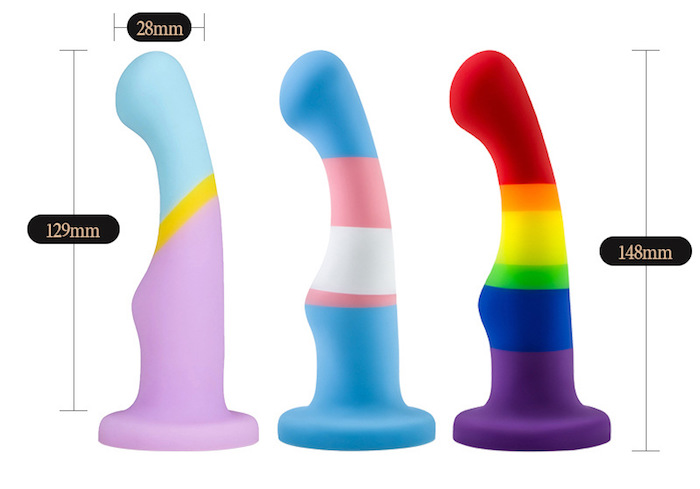 Sỉ Dương Vật Giả Dính Tường Avant Pride P2 - Blush Silicone Siêu Mềm hàng xách tay