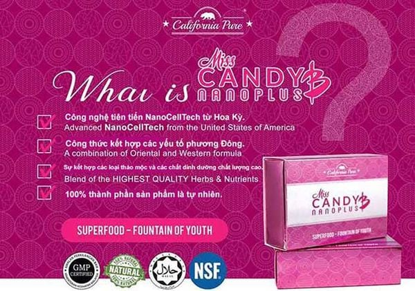 Review Kẹo sâm tăng cường sinh lý nữ Miss Candy B kích thích ham muốn tình dục mới nhất