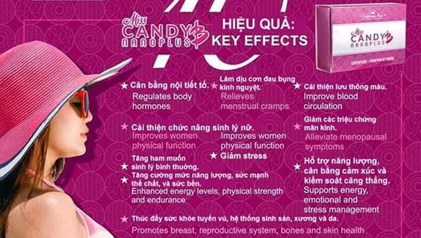 Review Kẹo sâm tăng cường sinh lý nữ Miss Candy B kích thích ham muốn tình dục mới nhất