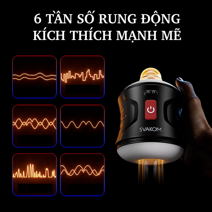 Cửa hàng bán Âm đạo giả Svakom Mian điều khiển qua app máy thủ dâm cao cấp chính hãng