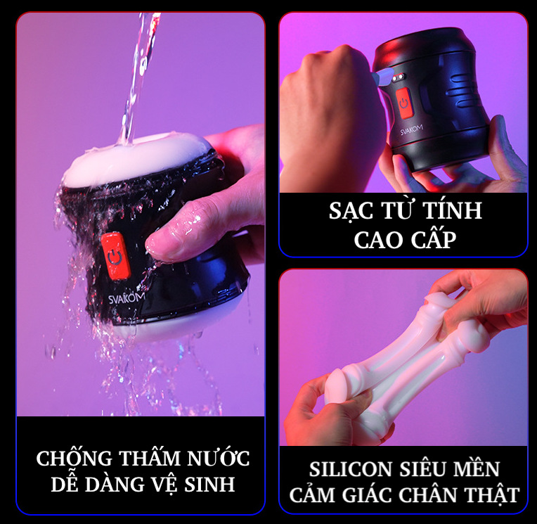 Âm đạo giả Svakom Mian cao cấp điều khiển app nhiều tần số kích thích mạnh Âm đạo giả Svakom Mian cao cấp điều khiển app nhiều tần số kích thích mạnh