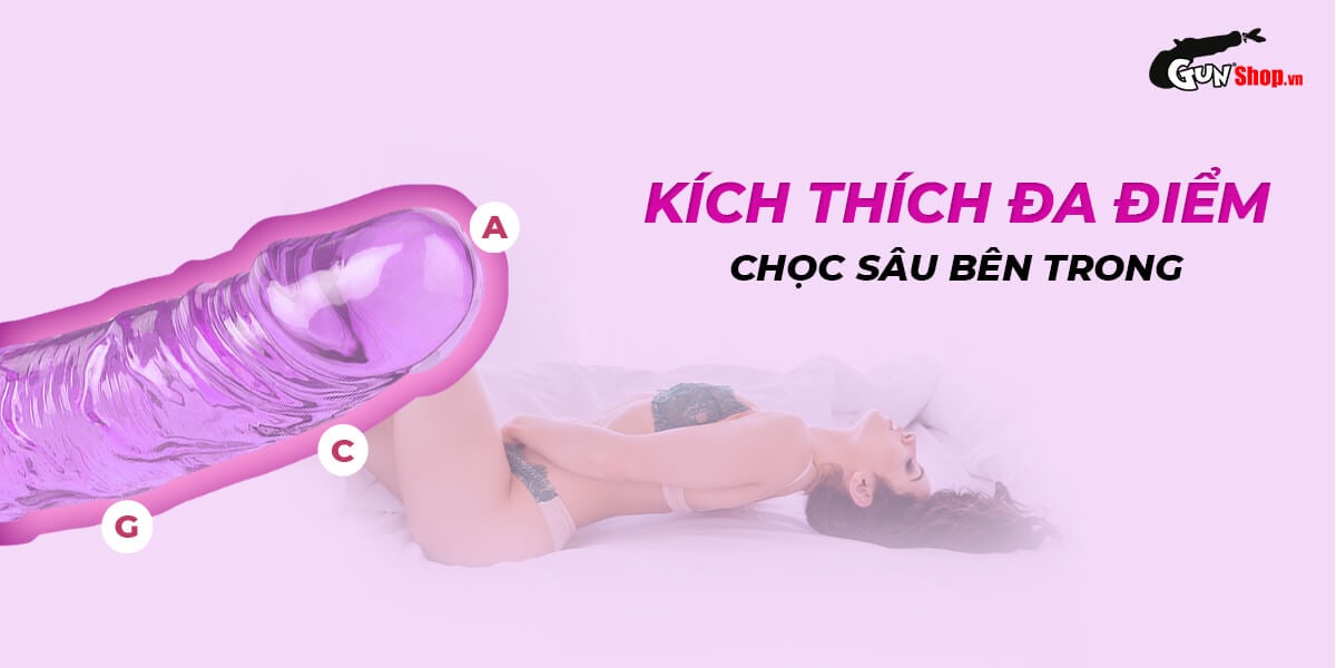 Đánh giá Dương vật giả 2 đầu Chisa Hi-Rubber 12.8 Inch Tím giá rẻ