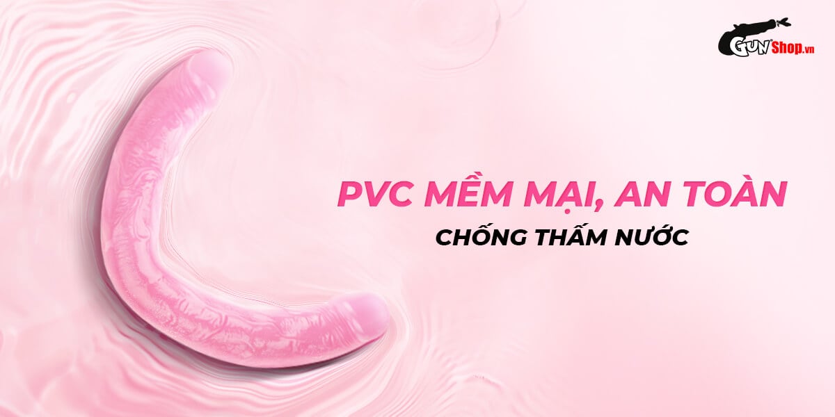 Cửa hàng bán Dương vật giả 2 đầu Chisa Hi-Rubber 12.8 Inch Hồng hàng mới về