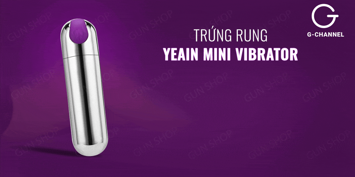 Kho sỉ Trứng rung hình viên đạn 10 tốc độ rung - Yeain Mini Vibrator loại tốt Kho sỉ Trứng rung hình viên đạn 10 tốc độ rung - Yeain Mini Vibrator loại tốt